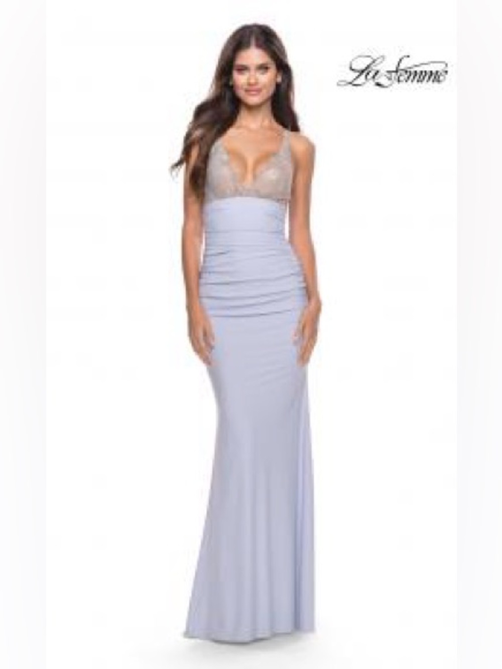 La Femme 31590 light blue NWT brand new never worn never altered before